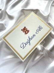 Mukavva Kurdeleli Dekoratif Çikolata Kutusu