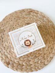 Erkek Bebek Mıknatıslı Kare Kutu