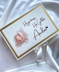 Mukavva Kurdeleli Dekoratif Çikolata Kutusu