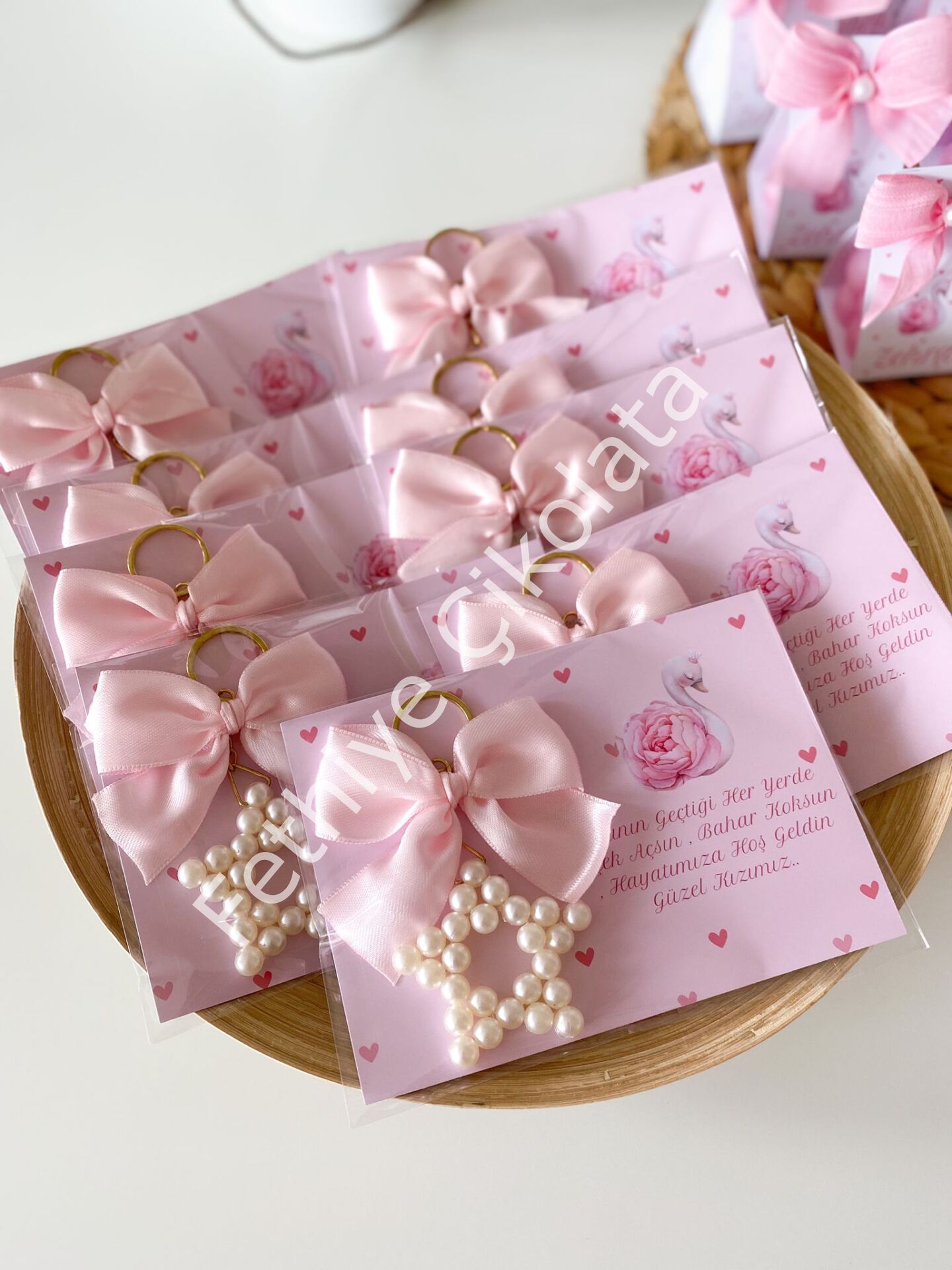 İnci Yıldız Anahtarlık Kartı