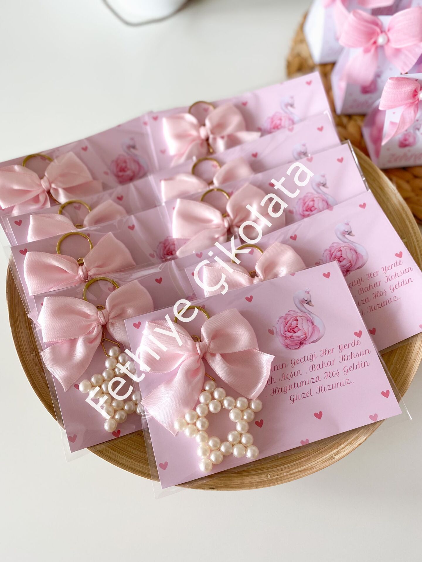 İnci Yıldız Anahtarlık Kartı