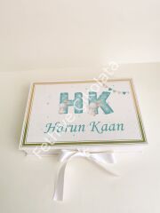 Mukavva Kurdeleli Dekoratif Çikolata Kutusu