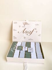 Mukavva Kurdeleli Dekoratif Çikolata Kutusu