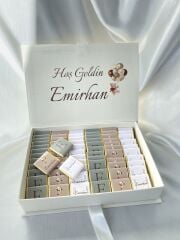 Mukavva Kurdeleli Dekoratif Çikolata Kutusu