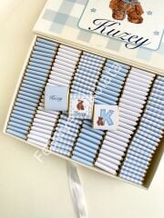 Mukavva Kurdeleli Dekoratif Çikolata Kutusu