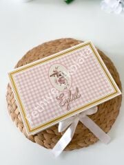 Mukavva Kurdeleli Dekoratif Çikolata Kutusu