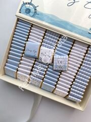 Mukavva Kurdeleli Dekoratif Çikolata Kutusu