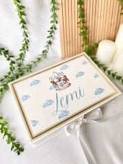 Mukavva Kurdeleli Dekoratif Çikolata Kutusu