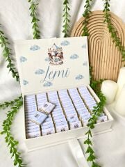 Mukavva Kurdeleli Dekoratif Çikolata Kutusu