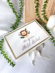 Mukavva Kurdeleli Dekoratif Çikolata Kutusu