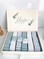 Mukavva Kurdeleli Dekoratif Çikolata Kutusu