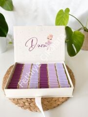 Mukavva Kurdeleli Dekoratif Çikolata Kutusu