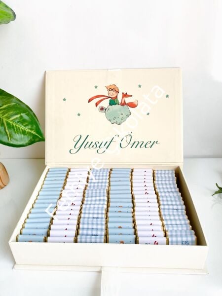 Mukavva Kurdeleli Dekoratif Çikolata Kutusu