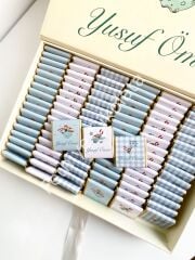 Mukavva Kurdeleli Dekoratif Çikolata Kutusu