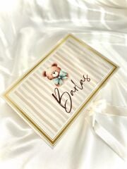 Mukavva Kurdeleli Dekoratif Çikolata Kutusu