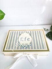 Mukavva Kurdeleli Dekoratif Çikolata Kutusu