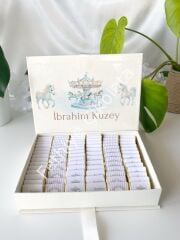 Mukavva Kurdeleli Dekoratif Çikolata Kutusu