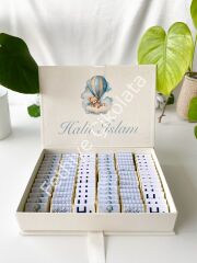 Mukavva Kurdeleli Dekoratif Çikolata Kutusu