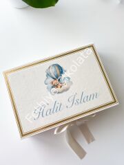 Mukavva Kurdeleli Dekoratif Çikolata Kutusu