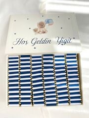 Mukavva Kurdeleli Dekoratif Çikolata Kutusu