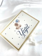 Mukavva Kurdeleli Dekoratif Çikolata Kutusu