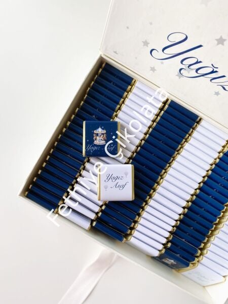 Mukavva Kurdeleli Dekoratif Çikolata Kutusu