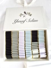 Mukavva Kurdeleli Dekoratif Çikolata Kutusu