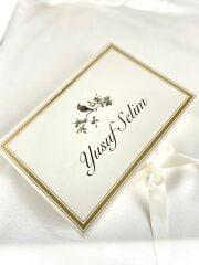 Mukavva Kurdeleli Dekoratif Çikolata Kutusu