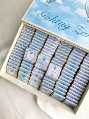 Mukavva Kurdeleli Dekoratif Çikolata Kutusu