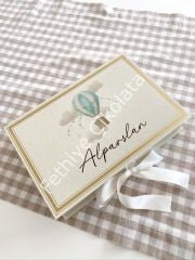 Mukavva Kurdeleli Dekoratif Çikolata Kutusu