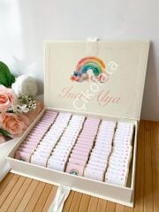 Mukavva Kurdeleli Dekoratif Çikolata Kutusu