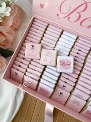 Mukavva Kurdeleli Dekoratif Çikolata Kutusu