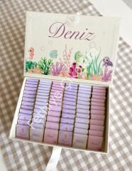 Mukavva Kurdeleli Dekoratif Çikolata Kutusu