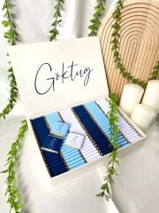 Mukavva Kurdeleli Dekoratif Çikolata Kutusu