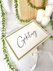 Mukavva Kurdeleli Dekoratif Çikolata Kutusu