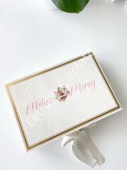 Mukavva Kurdeleli Dekoratif Çikolata Kutusu