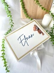 Mukavva Kurdeleli Dekoratif Çikolata Kutusu