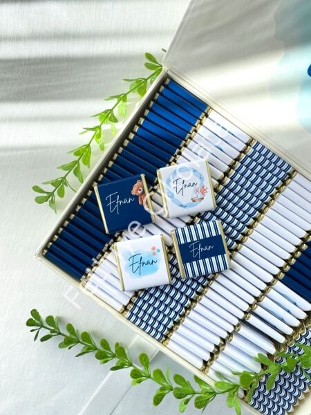 Mukavva Kurdeleli Dekoratif Çikolata Kutusu