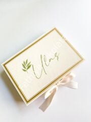 Mukavva Kurdeleli Dekoratif Çikolata Kutusu