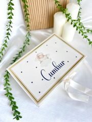 Mukavva Kurdeleli Dekoratif Çikolata Kutusu