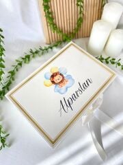 Mukavva Kurdeleli Dekoratif Çikolata Kutusu