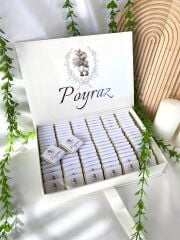 Mukavva Kurdeleli Dekoratif Çikolata Kutusu