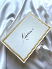 Mukavva Kurdeleli Dekoratif Çikolata Kutusu