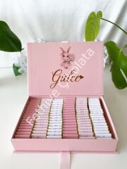 Mukavva Kurdeleli Dekoratif Çikolata Kutusu