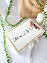 Mukavva Kurdeleli Dekoratif Çikolata Kutusu