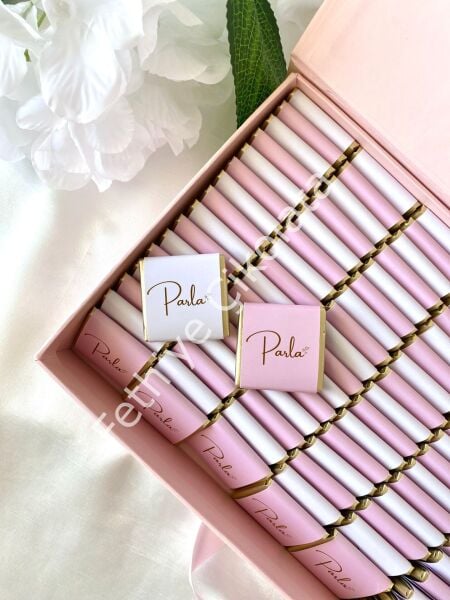 Mukavva Kurdeleli Dekoratif Çikolata Kutusu