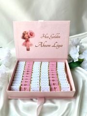 Mukavva Kurdeleli Dekoratif Çikolata Kutusu