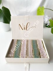 Mukavva Kurdeleli Dekoratif Çikolata Kutusu