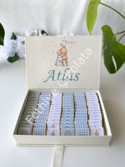 Mukavva Kurdeleli Dekoratif Çikolata Kutusu