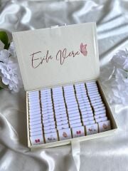 Mukavva Kurdeleli Dekoratif Çikolata Kutusu